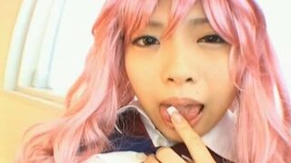 Cock-Craving Yuri Kousaka Drills Her Wet Pussy