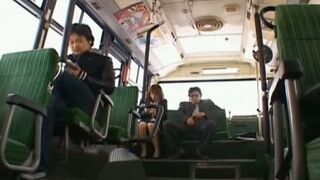 Kinky Asian Amateur Sucks Off Guy On The Bus For Hot Action