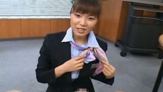 Horny Flight Attendant Craves Cum in Hot Asian Blowjob Scene