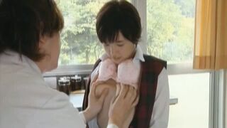 Sakura Aida Shows Off Her Sexy Pussy to the School Doctor