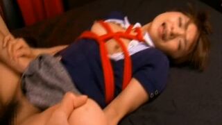 Mihiro Asian Doll Tied Up and Teased with Vibrator Delights