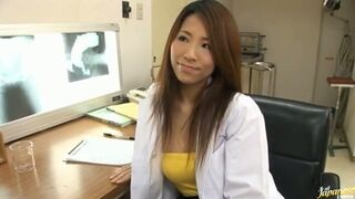 Japanese Nurse Akira Ichinose Gives Thorough Cock Exam for Hot Satisfaction