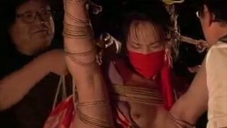 Curious Busty Asian Doll Enjoys Sensual Bondage Pleasure