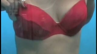Pretty Teen 18+ Shows Off Her Natural Jugs After Licking Pussy