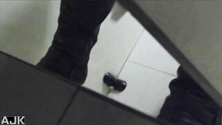 Japanese Tranny Seduces in Restroom with Nasty Sex Appeal
