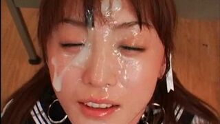 School Babe Sucks Dick Hardcore, Cumming All Over Her Face