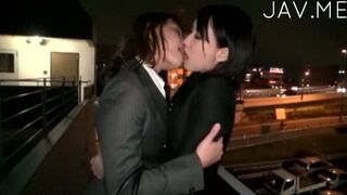 Luscious Lesbians Passionately Kiss and Caress Each Other