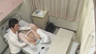Lusty Japanese Nurse Engages in Indecent Hospital Fornication