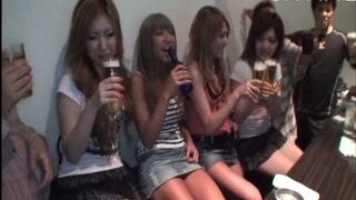 Attractive Beauties Engage in Wild Japanese Group Pleasure Fest