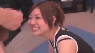 Gym Teacher Seduces Students with Hungry Mouth in Steamy Classroom Sessions