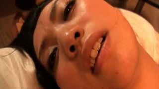 Sexy Babe Kisses Guy, Rubbing Her Boobs Against Him Seductively