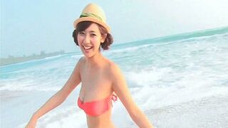 Sexy Babe Shows Off Curvy Assets in Tiny 18+ Bikini at the Beach