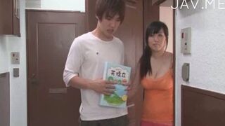 Japanese Babe Captivates Horny Stud with Irresistible Charms