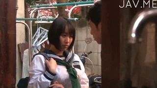 Lusty Japanese Sucks Cock Fervently