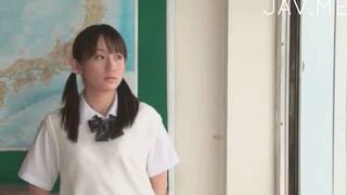 Japanese Enjoying Warm Cum in Her Mouth