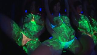 Horny Japanese Babes with Big Tits Seduce in Steamy Masturbation Show