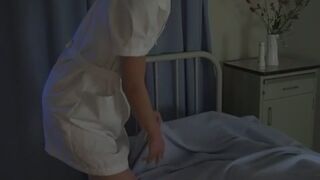 Japanese Nurse Joyfully Pleasures Her Patient with Seductive Blow Job