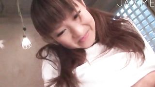 Pleasures Herself While Giving an Amazing Blowjob