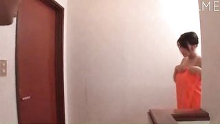 Towel Drops as Busty Girl 18+ Reveals All in Sensual Moment