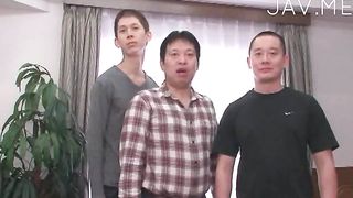Busty Japanese Beauty Dominates Harsh Group Fuck Session