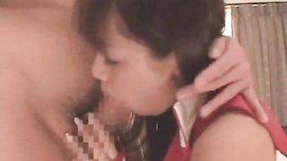 Asian Beauty Relishes a Thick Dick with Her Wet Mouth