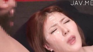 SubmissiveAsian Beauty Receives Hot Facial Cumshots