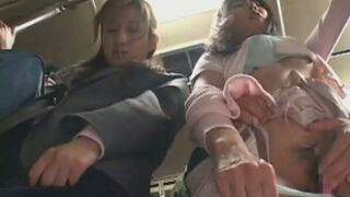 Japanese Teen 18+ Secretly Pleasures Lover with Public Blowjob