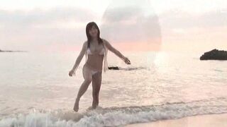 Beach Fun With Captivating Asian Sweetheart Gets Steamy