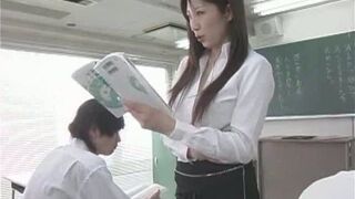 Daring Japanese Teacher Delivers Mind-Blowing Blowjob