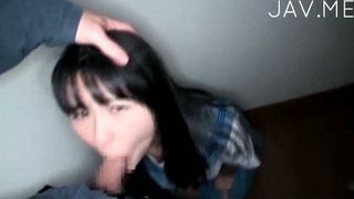 Cheeky Cutie Sucks Hard Dick with Passion