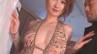 Whimsical Asian Teen 18+ Enjoys Thrilling Threesome Bang