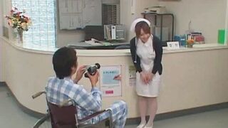 Japanese Nurse Seduces Patient with Glamorous Blowjob