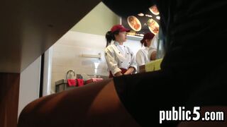 Secretly Jerking Off at the Dinner Table