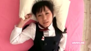 Adorable Japanese Babe Bangs Hard in Steamy Sex Video 22