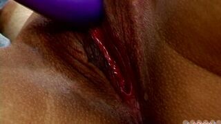 Young 18+ Japanese Slides Thick Toy Deep Inside Her Warm Cherry
