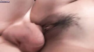 Asian Beauty Sucks Hard Dick with Expert Skill