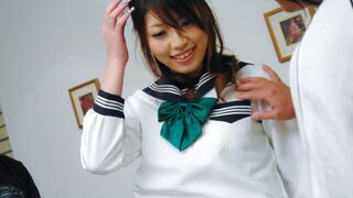 Japanese Bimbo Arisa Aoyama Double Trouble in Hot Sex Scene