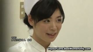 Japanese Nurse Secretly Pleasures Patients in steamy Hospital Scenes