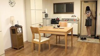 Cheating Japanese Wife Bangs Neighbor in Secret Solo Encounter