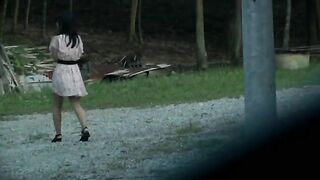 Japanese Voyeur Catches Sexy Girl 18+ Pleasuring Herself Outdoors