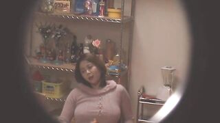 Secret Camera Catches Japanese Mom Masturbating