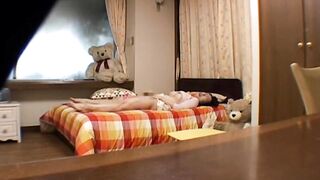 Catches Sweet Japanese Girl 18+ in Self-Pleasure Fantasy