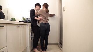 Cheating Oriental Wife Gets Wild with Cousin While Husband's Away