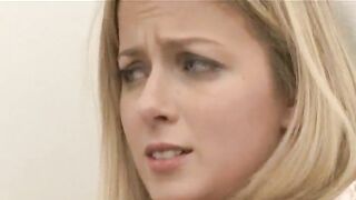 Blonde Abigail’s First Time Seduced and fucked by Orientals