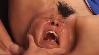 Bald Man's JAV Bukkake Fetish Fantasy Comes True