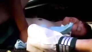 Lost Teen 18+ in Bushes Gets Roughly Taken by Strangers