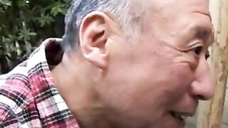 Mature Oriental Lady Enjoying A Tasty Treat From Her Young 18+ Lover