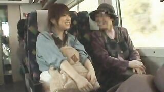Unlucky Girl 18+'s Terrifying Train Ride to Granny's House in Japan