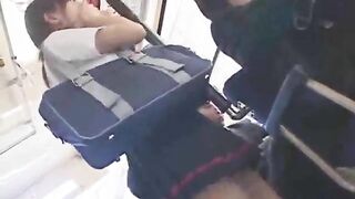Unlucky Asian Beauty Gets Gangbanged on Public Transport humiliatingly