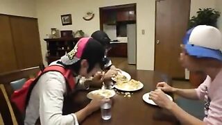 Teen 18+age Stepsons Caught in the Act by Revengeful Stepmom
